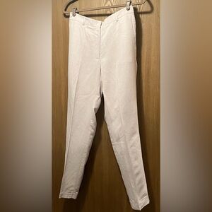 NWT Clara B Oatmeal color straight leg pant Size 38 #10122